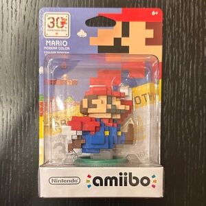 Nintendo Mario Amiibo - Pixel Art Edition